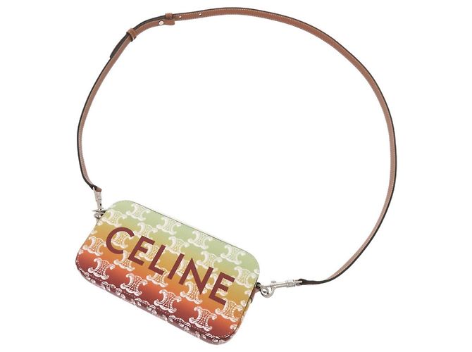 Céline Celine Horizontal Pouch Triomphe Canvas Shoulder Bag Multiple colors - view 5