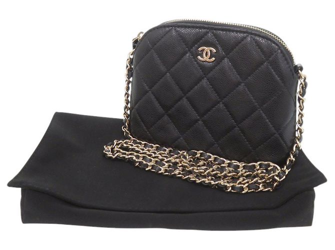 Sac à épaule mini Chanel Matelassé Noir - vue 2