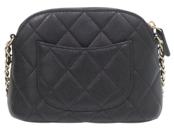 Sac à épaule mini Chanel Matelassé Noir - vue 3
