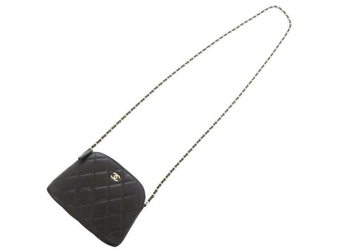 Sac à épaule mini Chanel Matelassé Noir - vue 9