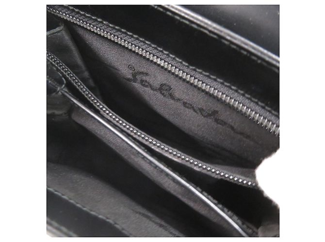 Borsa in pelle Gancini Salvatore Ferragamo Nero - vista 8