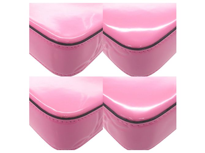 Borsa a tracolla con catena Christian Louboutin LOUBILA in rosa - vista 4
