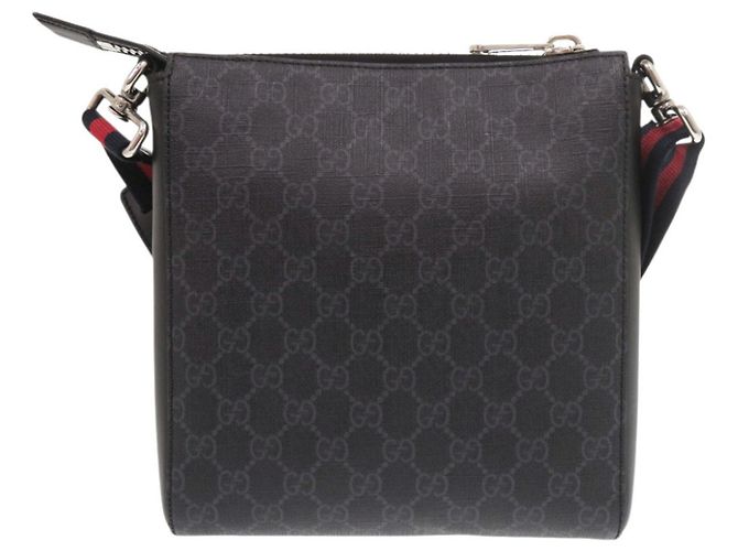Borsa a tracolla Gucci in pelle GG Supreme nera Nero - vista 2