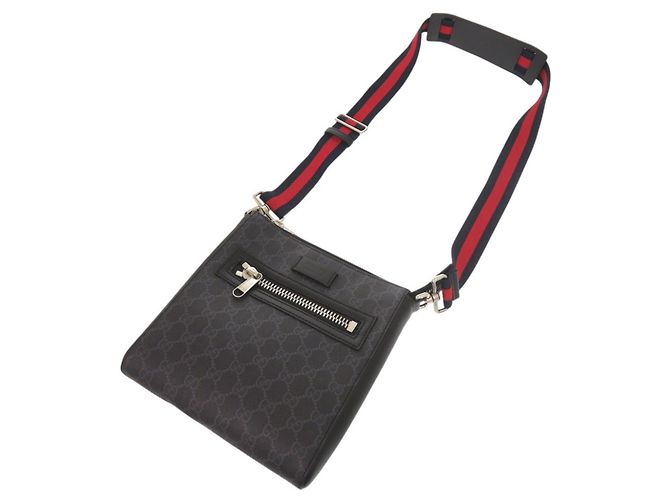 Borsa a tracolla Gucci in pelle GG Supreme nera Nero - vista 5