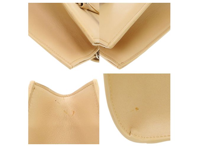 Borsa Tote Cartier Cabochon in pelle beige - vista 7