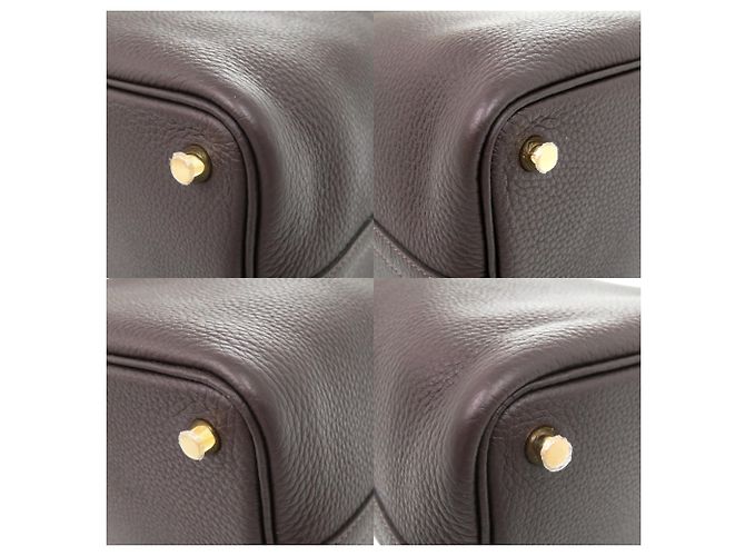 Hermès Sac à main Hermes Picotin Lock PM 18 Marron Damier ebène - vue 7
