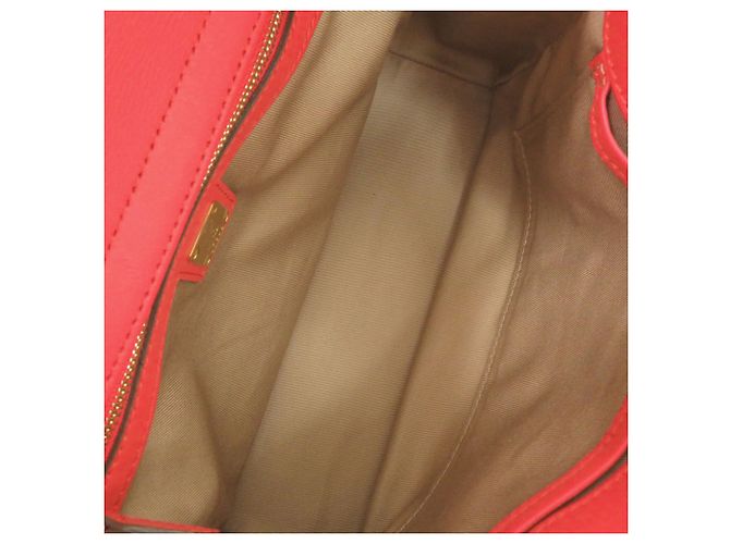 Bolso de mano MCM 2-Way Logo Leather Red Roja - vista 5