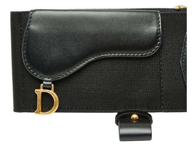 Christian Dior Dior Saddle Belt Black - view 4