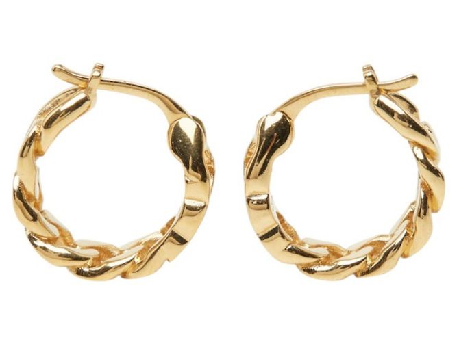 Céline Brincos de argola Celine Triomphe Gourmet Small Dourado - vista 2