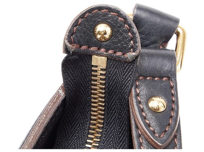 Louis Vuitton Monogram Mahina XS Schultertasche Schwarz - Ansicht 12