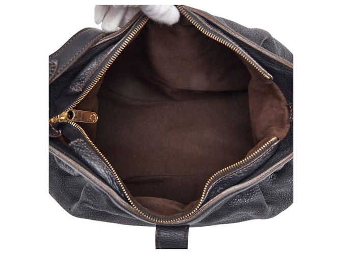 Louis Vuitton Monogram Mahina XS Schultertasche Schwarz - Ansicht 9