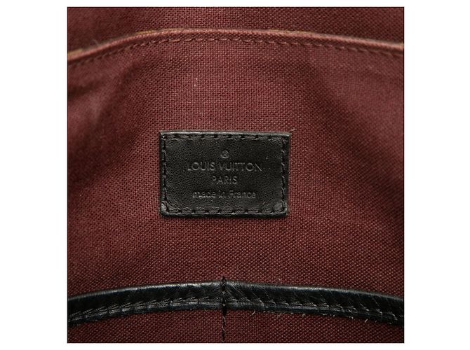 Bolso bandolera Louis Vuitton Monogram Macassar Bass MM Castaño - vista 6