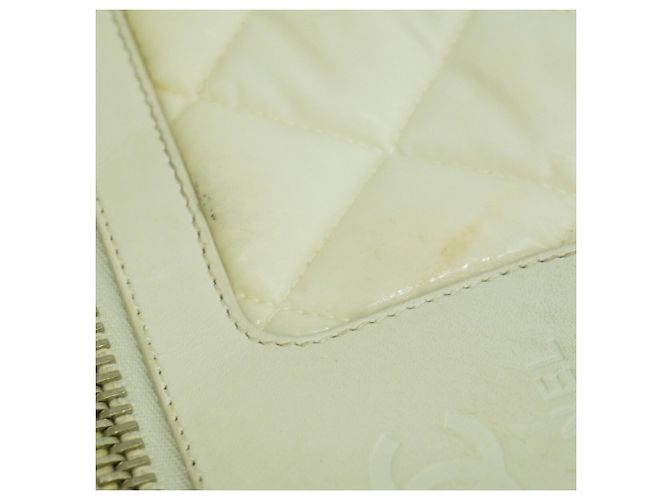 Saco Tote Chanel Coco Cocoon em nylon Branco - vista 9
