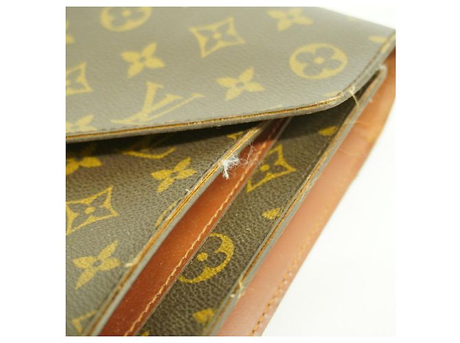 Bolsa Louis Vuitton Monogram Monceau 28 Marrom - vista 11