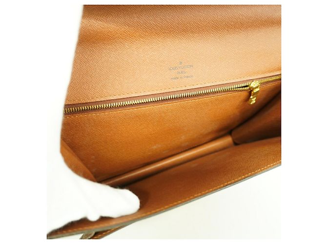 Bolsa Louis Vuitton Monogram Monceau 28 Marrom - vista 4