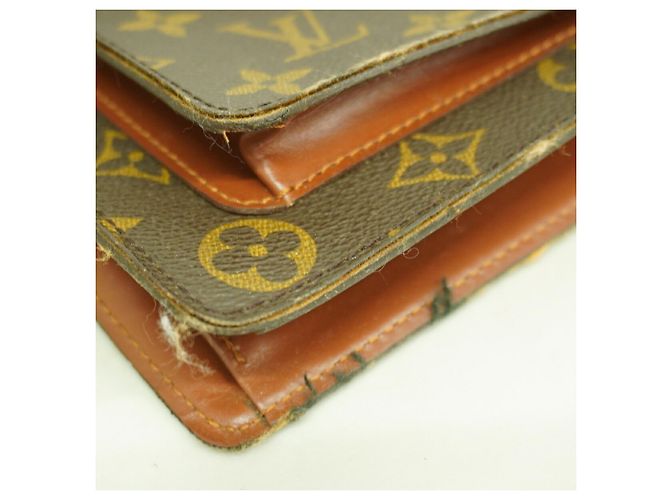 Bolsa Louis Vuitton Monogram Monceau 28 Marrom - vista 6