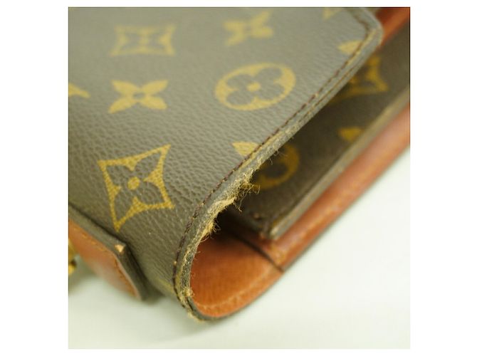 Bolsa Louis Vuitton Monogram Monceau 28 Marrom - vista 8