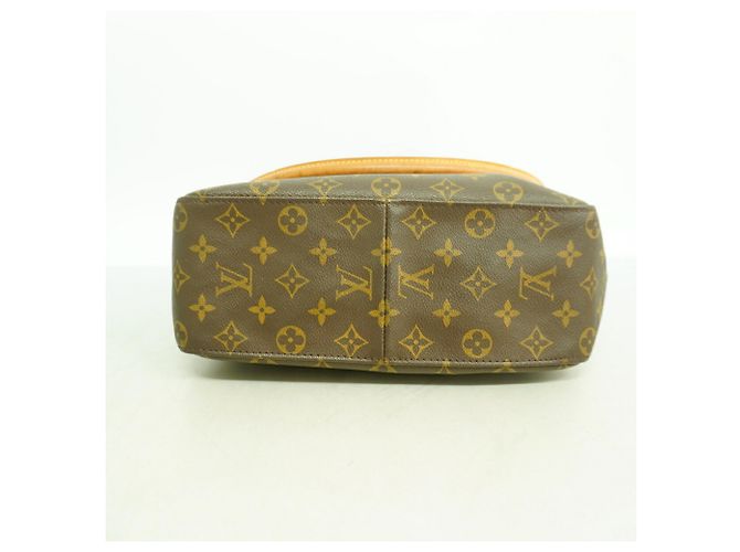 Sac à épaule Louis Vuitton Monogram Looping GM Marron - vue 3