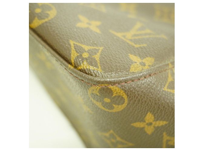 Sac à épaule Louis Vuitton Monogram Looping GM Marron - vue 6