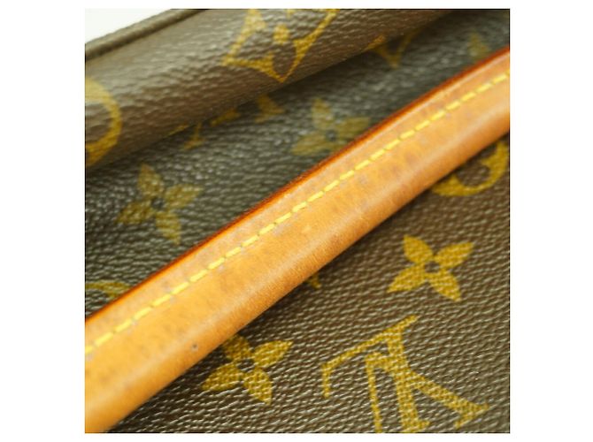 Sac à épaule Louis Vuitton Monogram Looping GM Marron - vue 7