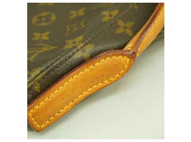 Sac à épaule Louis Vuitton Monogram Looping GM Marron - vue 8