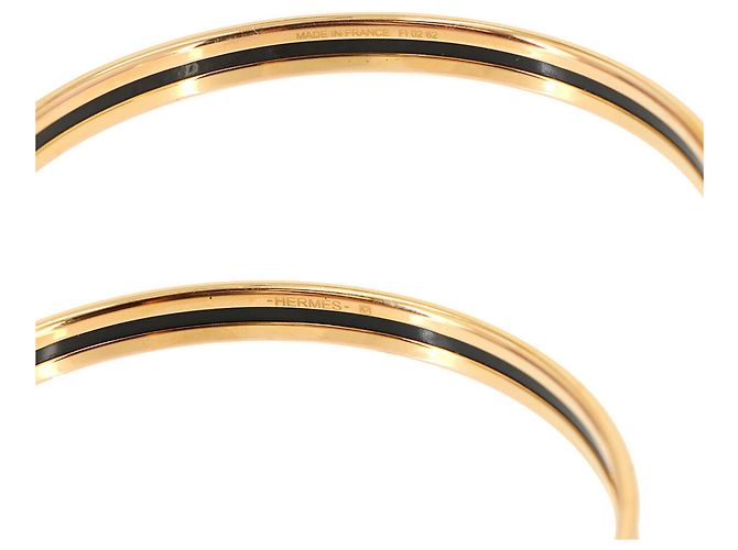 Hermès Hermes Uni Emaille-Armband in Crème Rose Gold Golden Roh - Ansicht 5