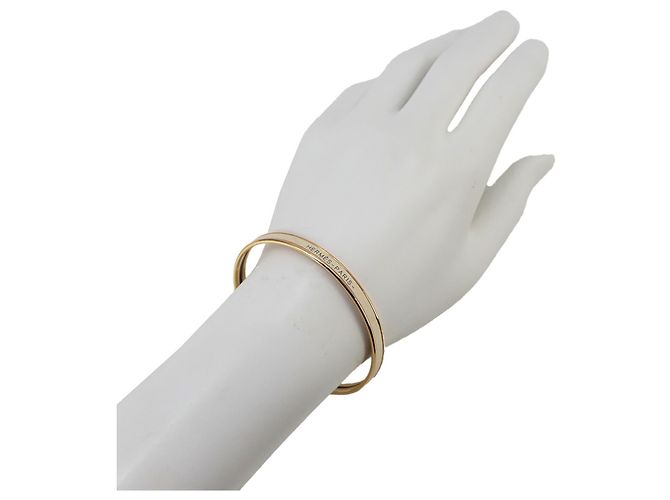 Hermès Hermes Uni Emaille-Armband in Crème Rose Gold Golden Roh - Ansicht 6