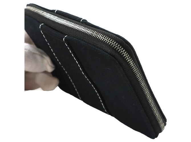 Hermès Cartera bi-fold redonda Hermes Deauville Purse PM Negro - vista 10
