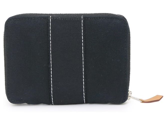 Hermès Cartera bi-fold redonda Hermes Deauville Purse PM Negro - vista 3