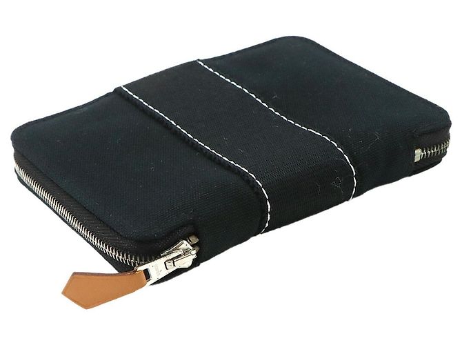 Hermès Cartera bi-fold redonda Hermes Deauville Purse PM Negro - vista 4