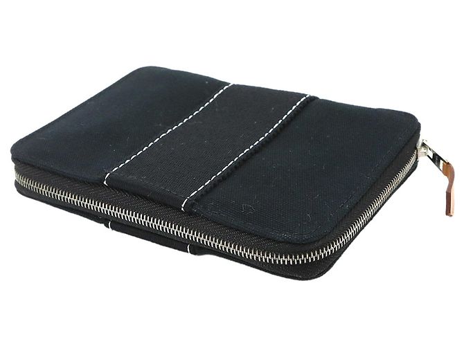 Hermès Cartera bi-fold redonda Hermes Deauville Purse PM Negro - vista 5