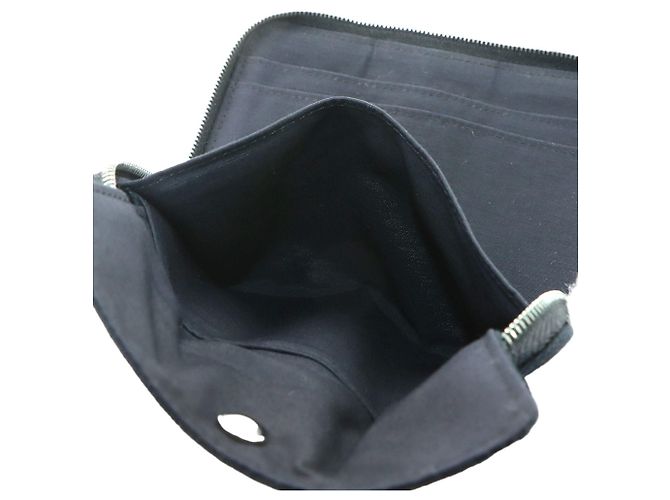 Hermès Cartera bi-fold redonda Hermes Deauville Purse PM Negro - vista 7
