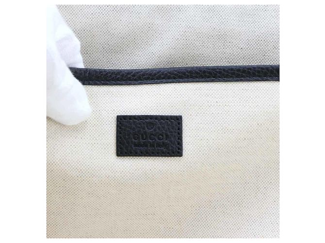 Gucci Jumbo GG Document Case Clutch Handtasche Schwarz - Ansicht 7