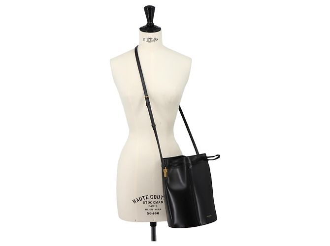 Autre Marque Bolsa de Ombro Saint Laurent Talitha Preto - vista 10