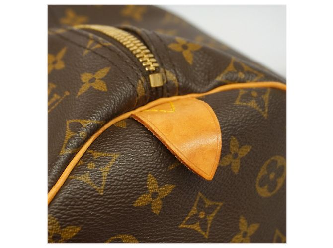 Louis Vuitton Boston Monogram Keepall 55 Bag Brown - view 10
