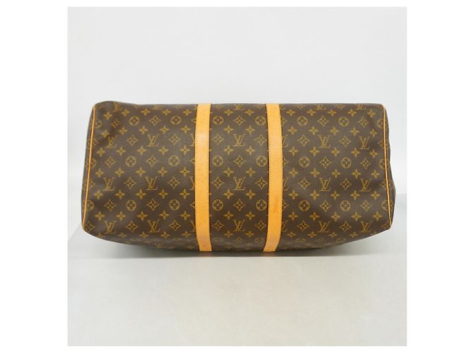Louis Vuitton Boston Monogram Keepall 55 Bag Brown - view 3