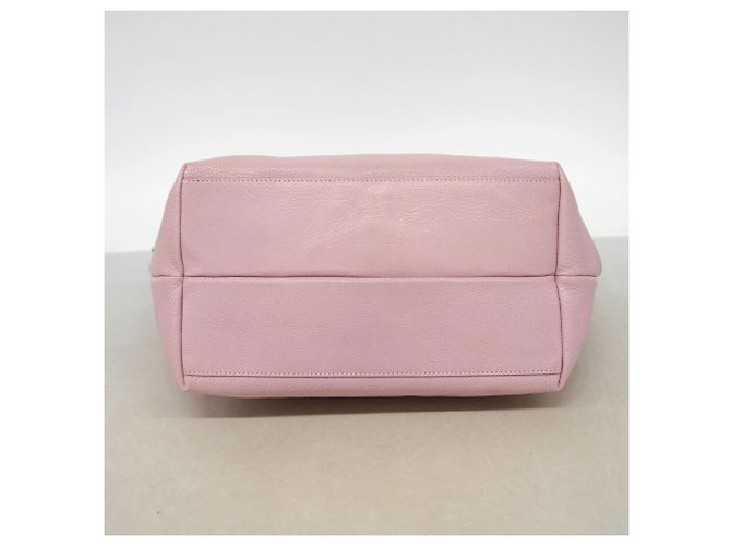 Sac à main en cuir Gancini Salvatore Ferragamo Rose - vue 3