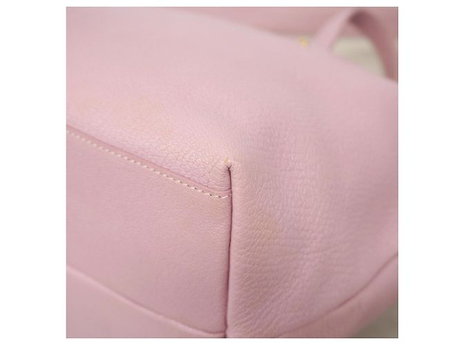 Sac à main en cuir Gancini Salvatore Ferragamo Rose - vue 6