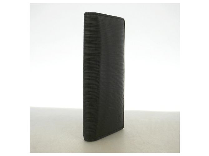 Louis Vuitton Epi Leather Portefeuille Brazza Long Wallet Nero - vista 2