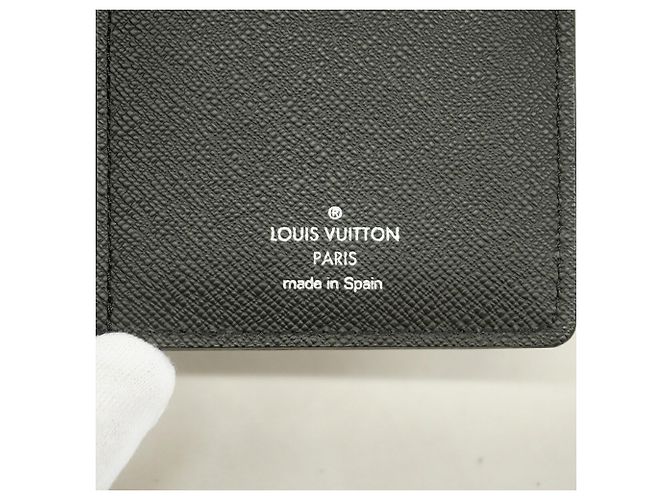 Louis Vuitton Epi Leather Portefeuille Brazza Long Wallet Nero - vista 5