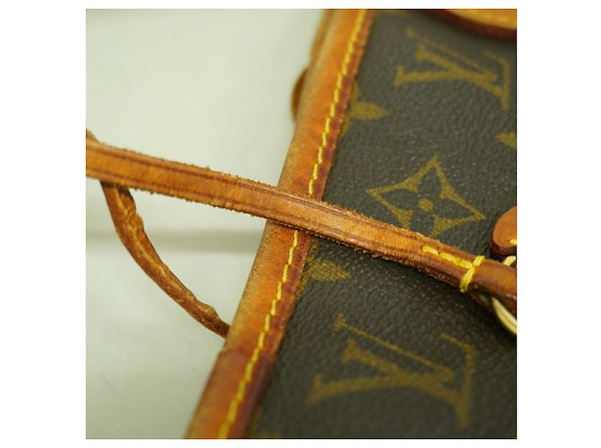 Borsa Tote Louis Vuitton Monogram Neverfull MM Marrone - vista 11