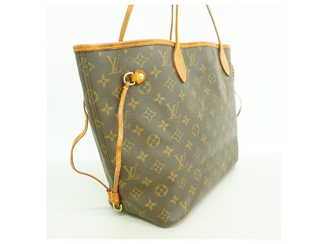 Borsa Tote Louis Vuitton Monogram Neverfull MM Marrone - vista 2