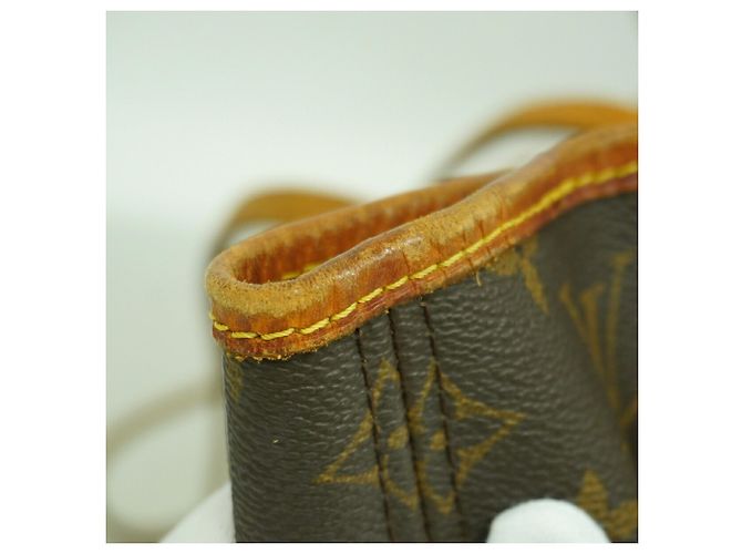 Borsa Tote Louis Vuitton Monogram Neverfull MM Marrone - vista 6