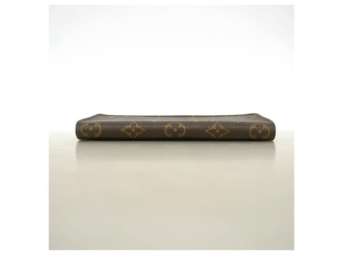 Louis Vuitton Brown Monogram Zip Long Wallet - view 3