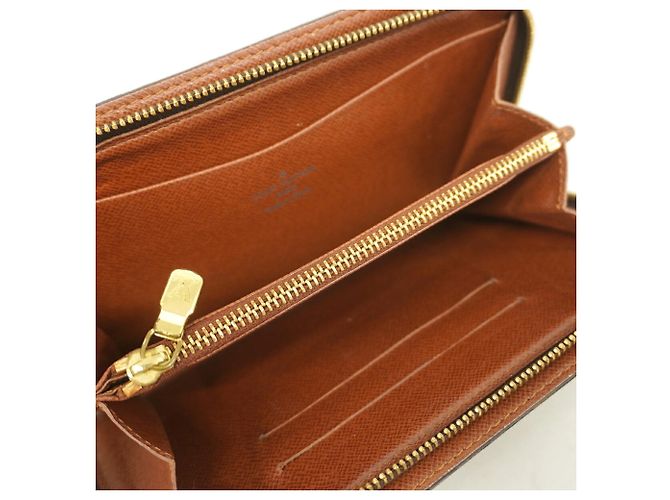 Louis Vuitton Brown Monogram Zip Long Wallet - view 4