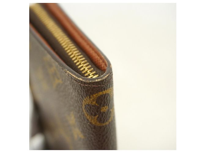 Louis Vuitton Brown Monogram Zip Long Wallet - view 8