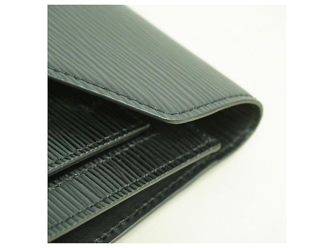 Sac pochette Louis Vuitton en cuir Epi Noir - vue 7