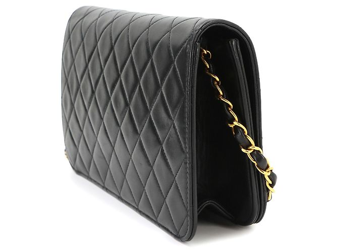 Borsa a tracolla con catena Chanel Matelassé Nero - vista 4