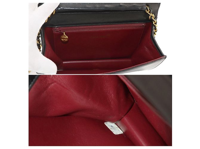 Borsa a tracolla con catena Chanel Matelassé Nero - vista 7