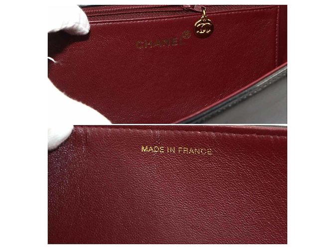 Borsa a tracolla con catena Chanel Matelassé Nero - vista 8